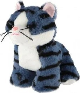 Lodër pelushi Tulilo Mascot Macja Kacperek, 23 cm, blu e errët