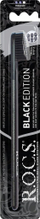 Furç dhëmbësh ROCS Black Edition Medium, edicion i kufizum, e zez