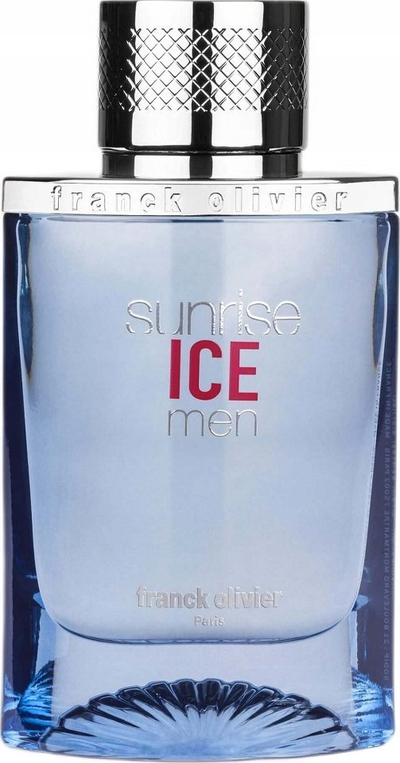 Parfum burrash Franck Olivier Sunrise Ice Men, EDT 75 ml, aromë e freskët, blu
