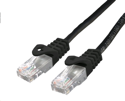 Мрежен кабел C-TECH CB-PP6-5BK, Patchcord Cat6 UTP, 5m, црн