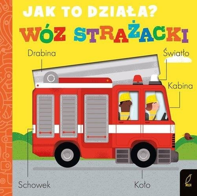 Libër kartoni Mila Jak To Działa Wóz Strażacki, edukativ, për fëmijë
