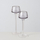 Mbajtës qirinjsh xhami MoKo SMOLA, set 2 copë, 20/23 cm, transparent