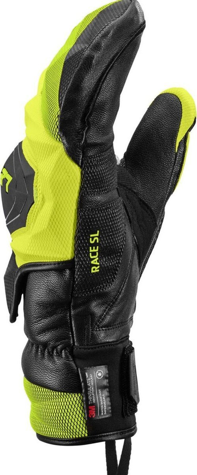 Doreza ski Leki WCR Venom SL 3D Mitt, për burra, masa 11, të zeza