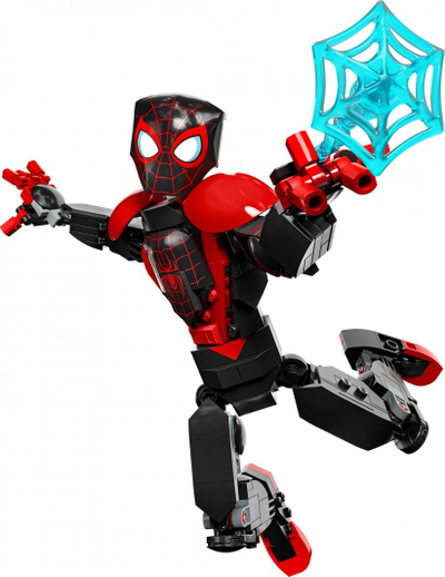 Set Lego Marvel Miles Morales 76225, 238 pjesë, 23cm, i zi e kuq