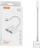 Adapter audio-karikues SOMOSTEL 2 në 1 Lightning, 2 porta Lightning, për iPhone, i bardhë