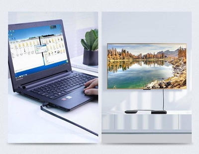 Kabllo rrjeti Ugreen Ethernet RJ45 Cat 7 STP, 10 m, e zezë