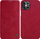 Mbrojtëse për telefon Nillkin Qin Leather për iPhone 12 Pro Max, e kuqe