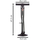 Pompë dyshemeje Dunlop Floor Pump, 12 bar, për biçikletë, e zezë