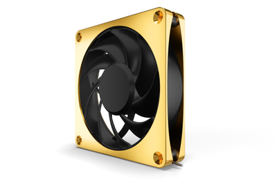 Ventilator PC Alphacool Apex Stealth Metal, 120mm, 2000rpm, ngjyrë ari