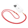 Rrip crossbody për telefon Tech-Protect C2S, me litar, i kuq me gold