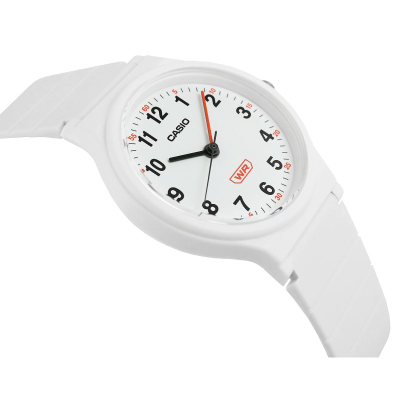 Orë dore Casio LQ-24B-7B, analoge, quartz, e bardhë