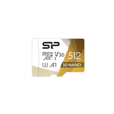 Kartë e memories Silicon Power Superior Pro Colorful, MicroSDXC, 512 GB, Class 10 + përshtatës SD