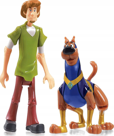 Lodër figurina Scoob Movie Twin Pack, 2 figura veprimi, 12cm, shumëngjyrëshe