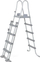 Shkallë pishine Bestway 58332, 132 cm, metal, gri