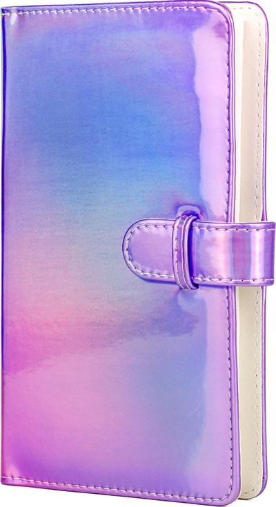 Album foto LoveInstant, 96 foto, për Fujifilm Instax, vjollcë holografik