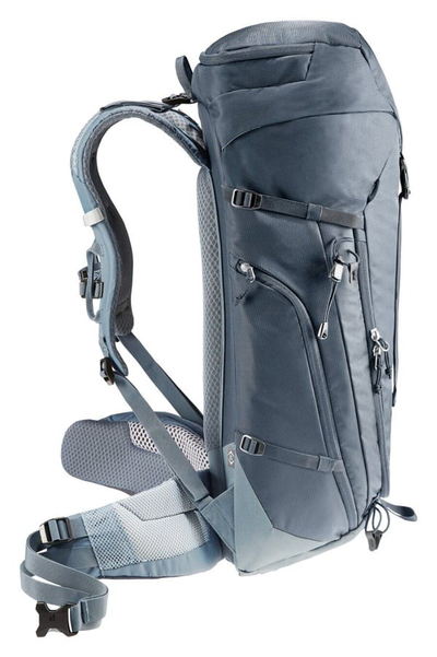 Shpinore trekkingu Deuter Trail 32 EL, 32L, sistem Airstripes, e zezë shale