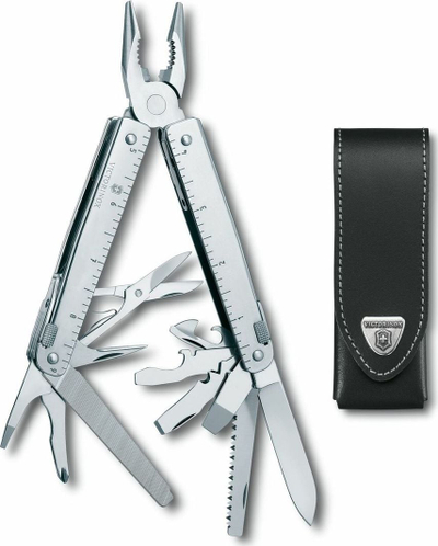Multimjet Victorinox SwissTool III 3.0327.L, 27 funksione, çelik inoks, ngjyrë argjendi