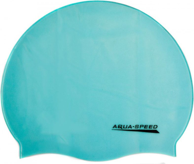 Капа за пливање Aqua Speed Mono Cap, силикон, супер растеглива, светло сина