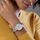 Orë dore për femra Armani Exchange AX4331, e argjendtë/artë