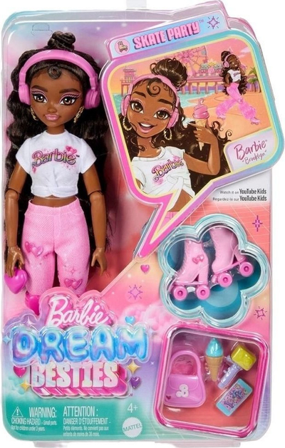 Kukull Barbie Brooklyn me patina, rroba moderne, muzikë edhe video, shumëngjyrëshe