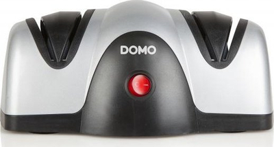 Електричен острилач за ножеви DOMO DO9204KS, двофазен систем, нелизгачки ножички, сива