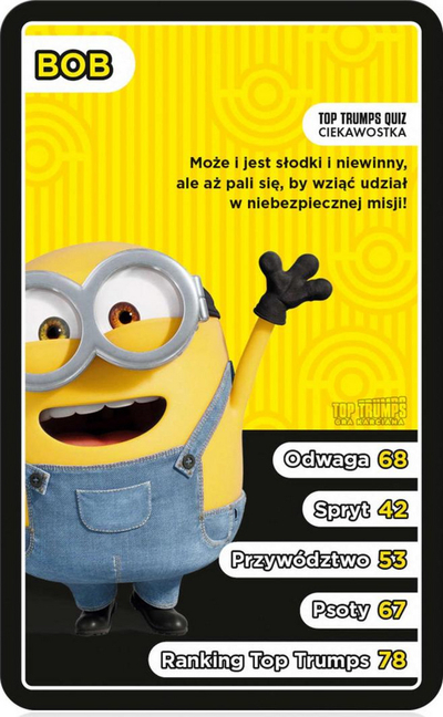 Karta Winning Moves Top Trumps Minions