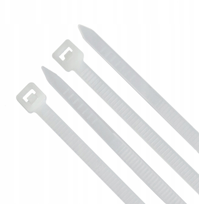 Lidhëse kabllosh Plastrol OK-2510B, 2.5×100 mm, të bardha