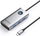Stacioni dokues Orico PW11 6-në-1 USB-C, 4K HDMI, 2.5G Ethernet, PD 100W, i hirtë