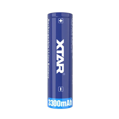 Bateri rikarikueshme XTAR 18650, Li-ion 3300mAh, 3.6V, blu