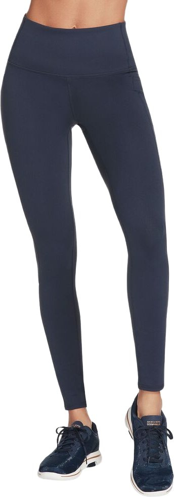 Leggings sportivë Skechers GoWalk për femra, sintetik, madhësia 10, blu e errët
