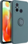 Kapak Forcell për Xiaomi Redmi 12C, silikon, me unazë mbajtëse, jeshile mat