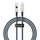 Кабел за полнење Baseus Unbreakable, USB Type C во USB Type C 100W, 1m, бел