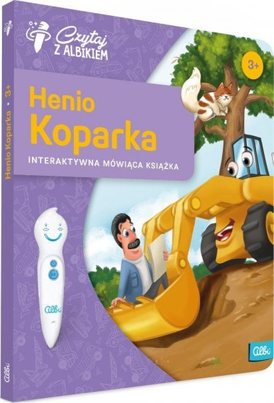 Libër interaktiv Albi Read with Albi Henio the Digger, për kalamaj 3+, 500 incizime