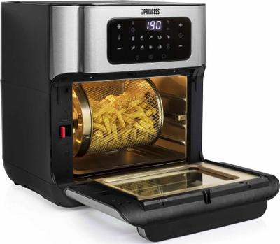 Fritezë me ajër Princess Aerofryer 182065, 1500W, me ekran, e zezë argjend