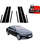 Folie mbrojtëse shtyllash GrizzGlass BodyShield, për Volkswagen Passat B8 Sedan 2014-2022, set 8 copë, e zezë