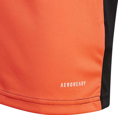 Bluzë portieri për kalamaj adidas Squadra 21 GK9806, me mëngë t’gjata, AeroReady, portokalli me të zezë