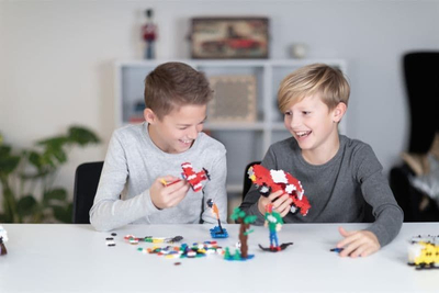 Set ndërtimi Plus Plus Blocks Basic Mix, 3600 copa, shumëngjyrëshe