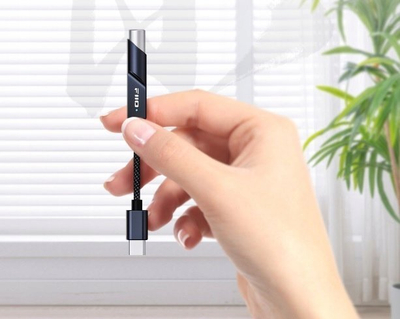 Amplifikator kufjesh FiiO KA11, DAC USB C, Hi Res, argjendtë
