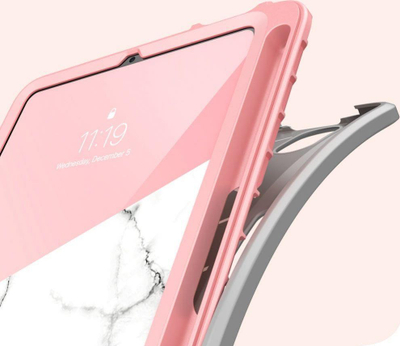 Kuti mbrojtëse tableti I-Blason Cosmo, për iPad Mini 6 8.3", me stand, mermer rozë