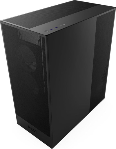 Kasë Nzxt H7 Flow, e zezë, Midi Tower