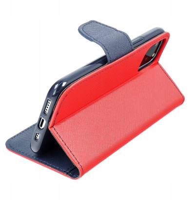 Mbulesë telefoni Fancy Book Case për Xiaomi Redmi Note 13, me magnet, me xhepa kartash, rozë