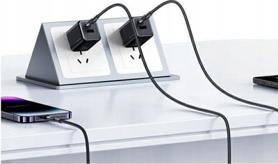 Kabllo USB Usams SY Series SJ729, USB C me Lightning, 1.2m, 30W, e zezë