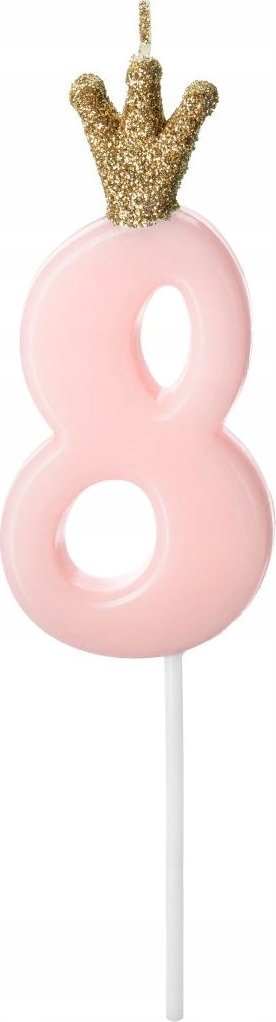 Qiri ditlindje numër 8, rozë, 9.5 cm