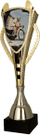 Kupë trofe MTB Plastic Gold Cup 7243/MTB-E, 32.5cm, metal plastik, ar