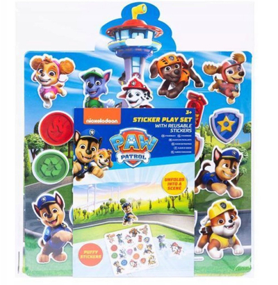 Liber aktiviteti Paw Patrol Sticker Activity Book, me ngjitës të ripërdorshëm, për fëmijë