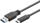 Kabllo Goobay USB-A - USB-C, 1m, e zezë