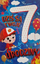 Kartolinë ditlindje “Birthday Card 7”, për kalamaj 7 vjeç, me zarf, shumëngjyrëshe