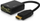 Përshtatës AV Savio HDMI - D-Sub (VGA), i zi
