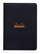 Fletore Rhodia Side Stapled, me vija, 6" x 8.25", e zezë
