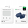Mbulesë silikoni Amazingthing Omni Case për AirPods Pro 2, rezistente ndaj goditjeve, blu e errët